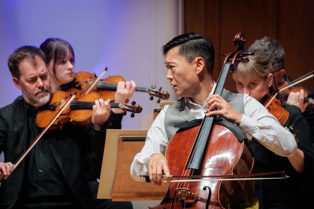 Trey Lee performs with the English Chamber Orchestra at Cadogan Hall, London. Photo: Colin Sheen
