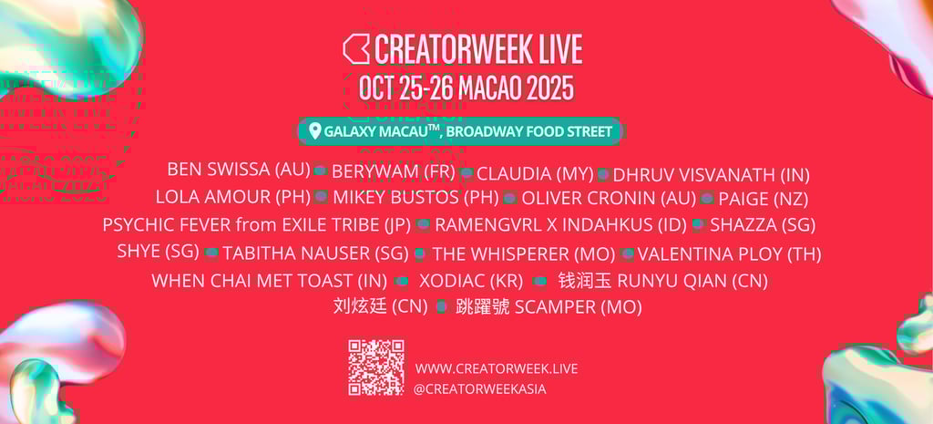 20 artists. 13 countries. Two epic Days at Broadway Food Street, Galaxy Macau™!