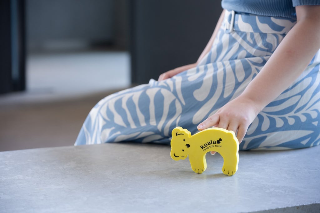 The doorstop given by the late Professor Kenneth Law serves as a constant reminder for Professor Wu to keep her door open to anyone in need of help The doorstop given by the late Professor Kenneth Law serves as a constant reminder for Professor Wu to keep her door open to anyone in need of help