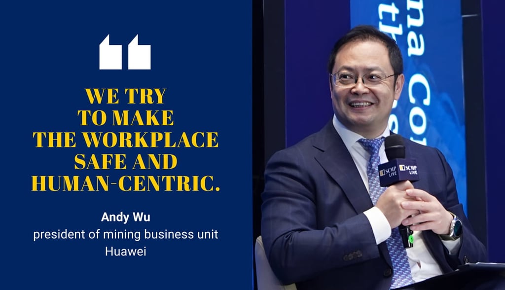 Andy Wu, president of mining business unit, Huawei.