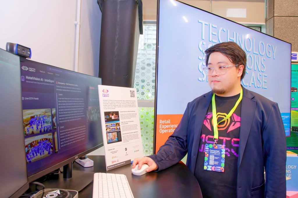 MotoNerv co-founder and CEO Forte Fung showcases its video understanding AI, turning surveillance footage into searchable data for real-time insights and automation.