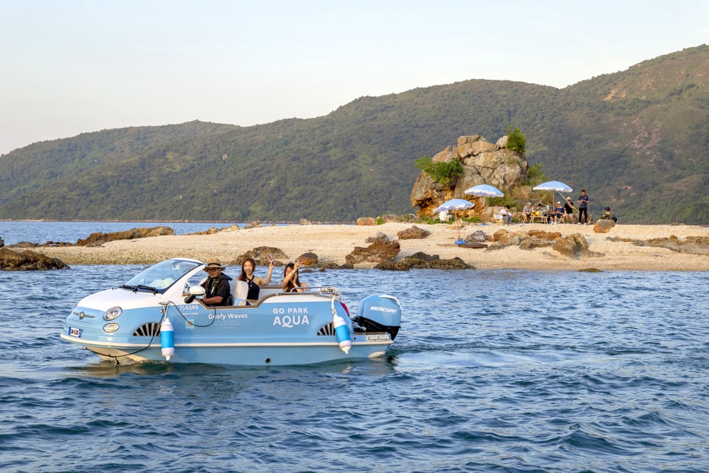Piloting this quirky seafaring Fiat feels as if you have stepped straight into a cheerful daydream.