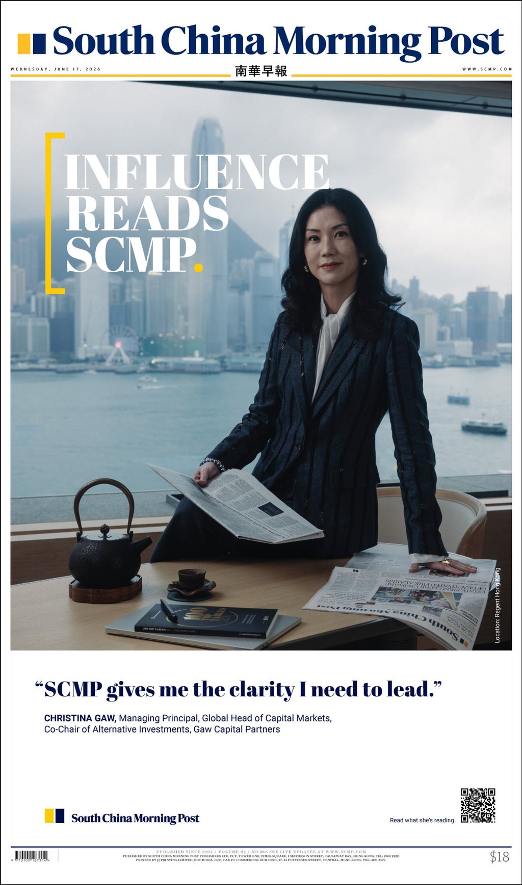 Christina Gaw, Managing Principal, Global Head of Capital Markets, Co-Chair of Alternative Investments, Gaw Capital Partners