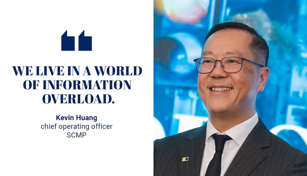 Kevin Huang, chief operating officer, SCMP Kevin Huang, chief operating officer, SCMP