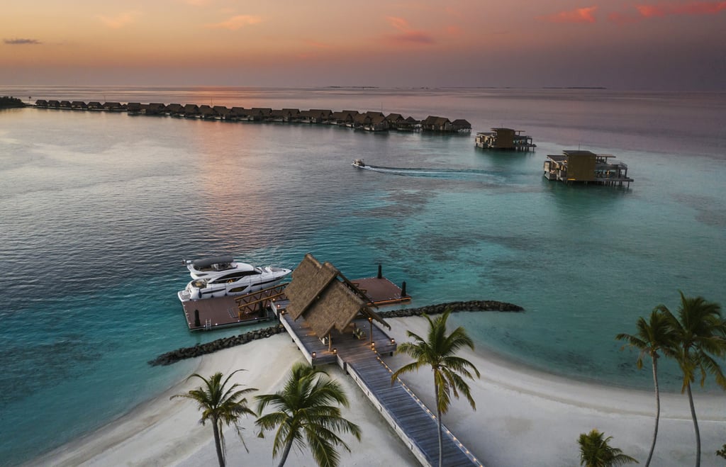 Arrival Pier on Ithaafushi – The Private Island