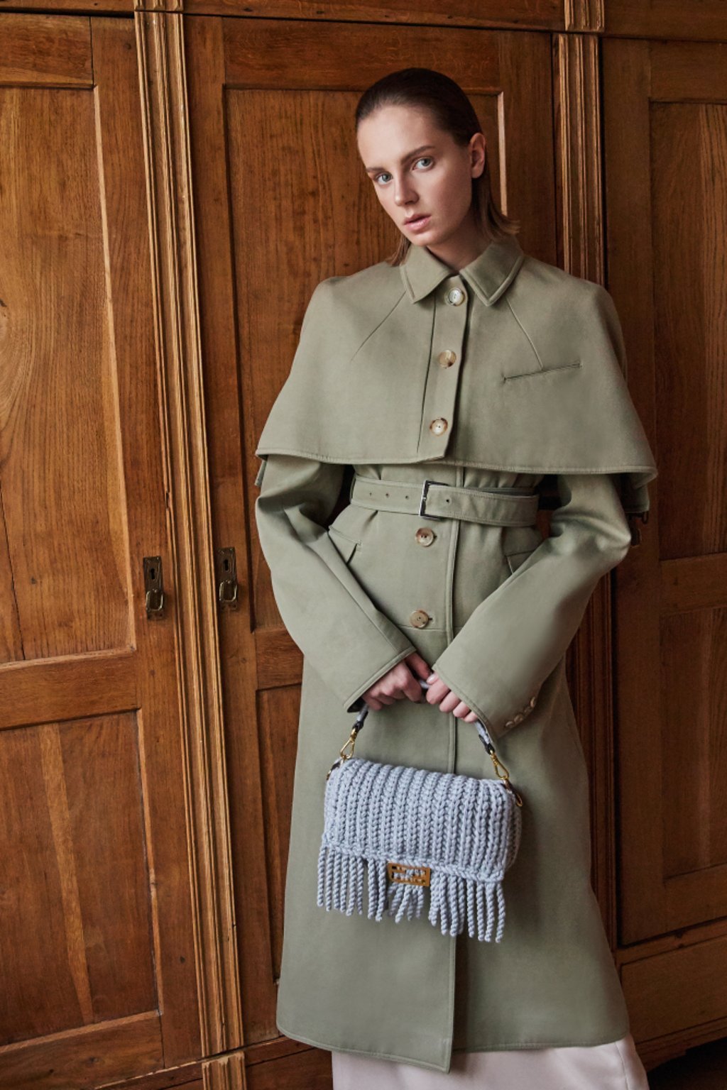 Nina Ricci coat; Miu Miu dress; Fendi bag; all prices upon request. Photo: Piotr Serafin