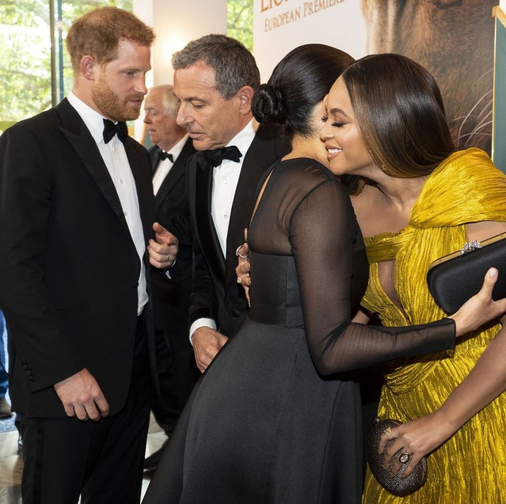 Prince Harry with Bob Iger. Photo: Getty Images
