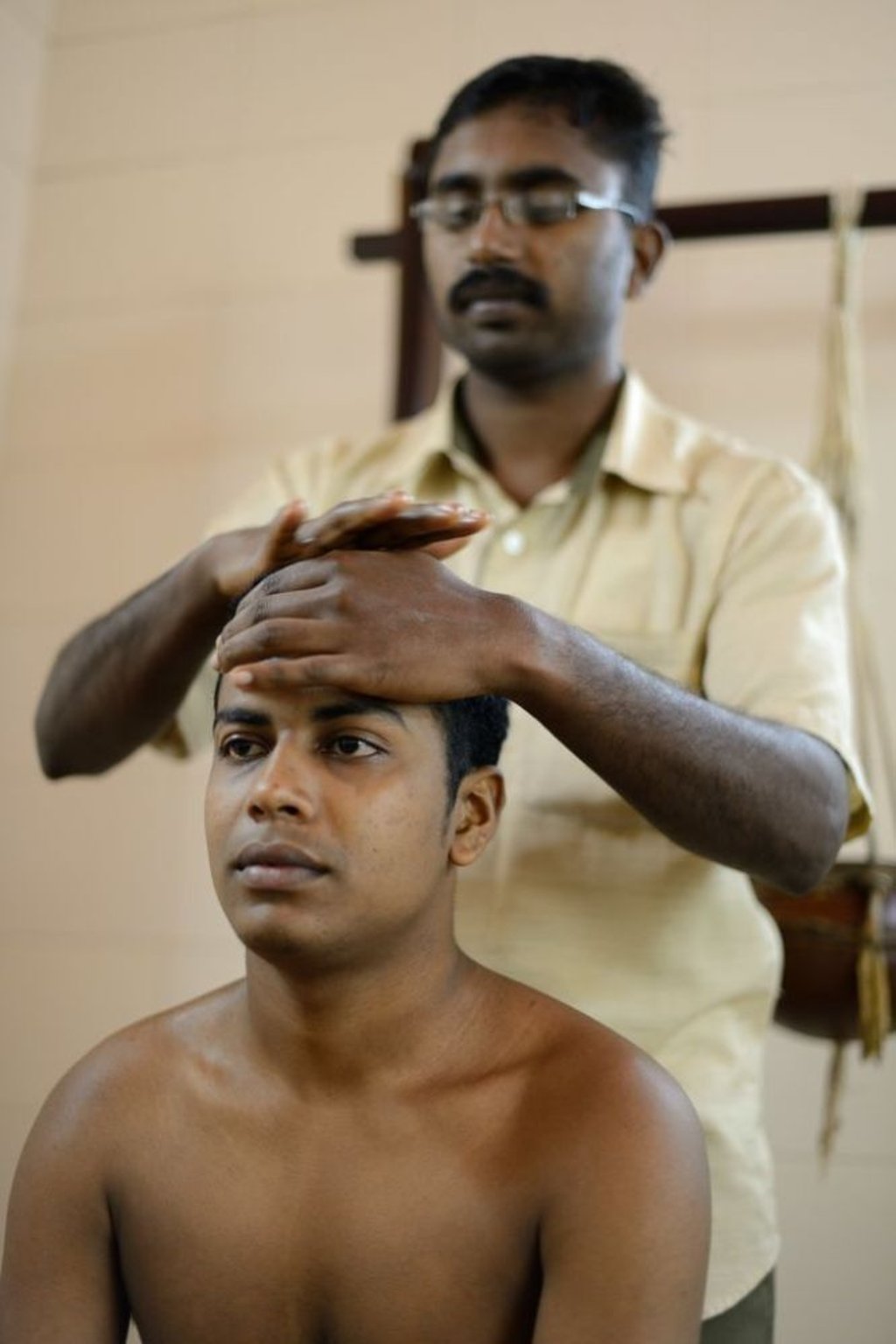 A patient at the Sahyadri Ayurveda Hospital in Peermade, Kerala, India, is given a Ayurvedic massage. Photo: Corbis via Getty Images A patient at the Sahyadri Ayurveda Hospital in Peermade, Kerala, India, is given a Ayurvedic massage. Photo: Corbis via Getty Images