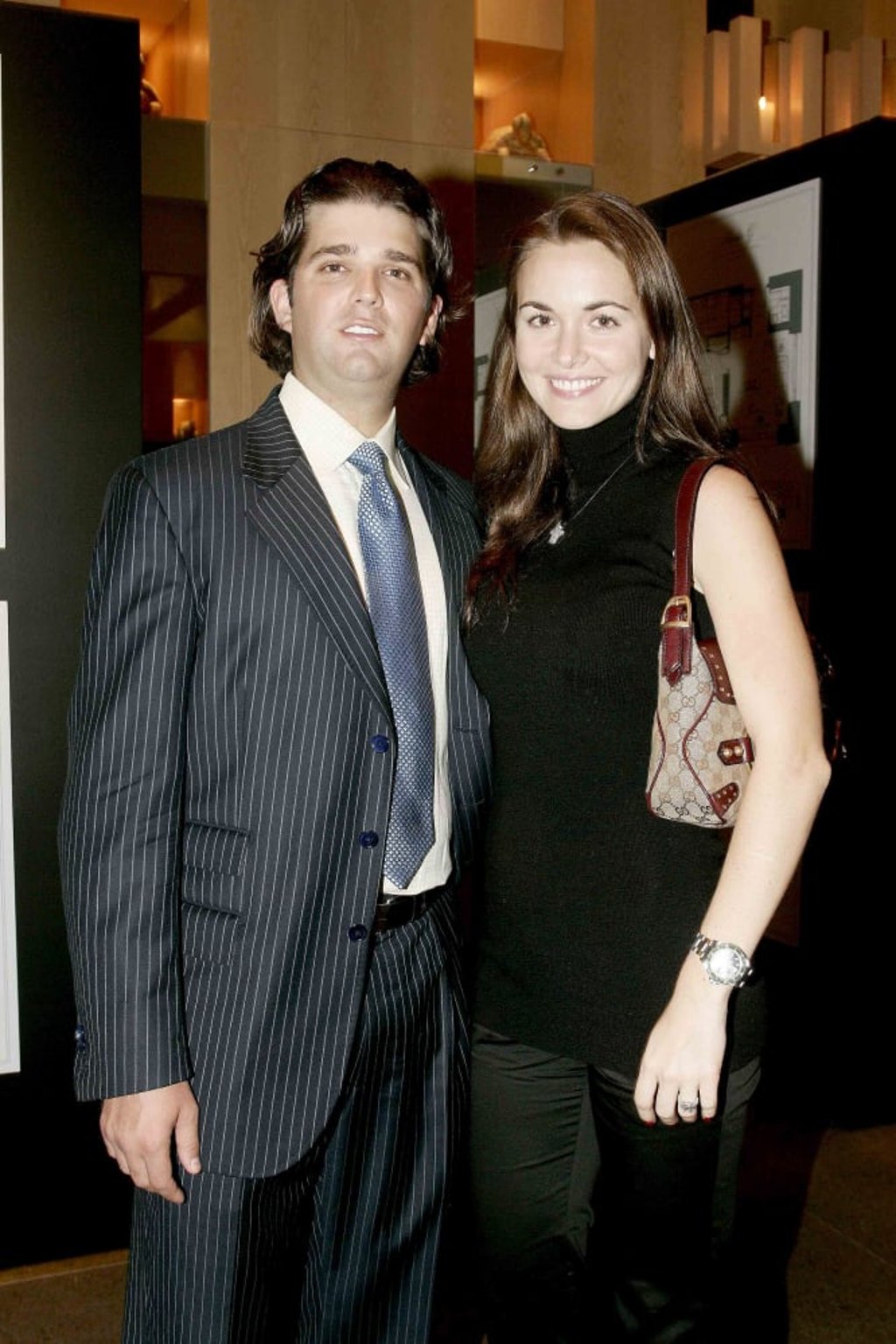 Donald Trump Jr. with actress Vanessa Trump in Wan Chai, Hong Kong. Photo: SCMP Donald Trump Jr. with actress Vanessa Trump in Wan Chai, Hong Kong. Photo: SCMP
