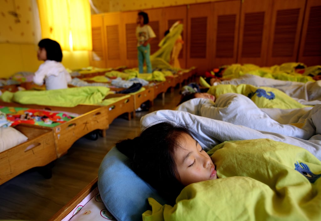 About 63 per cent Chinese children aged between six and 17 slept less than eight hours a day. Photo: Getty Images