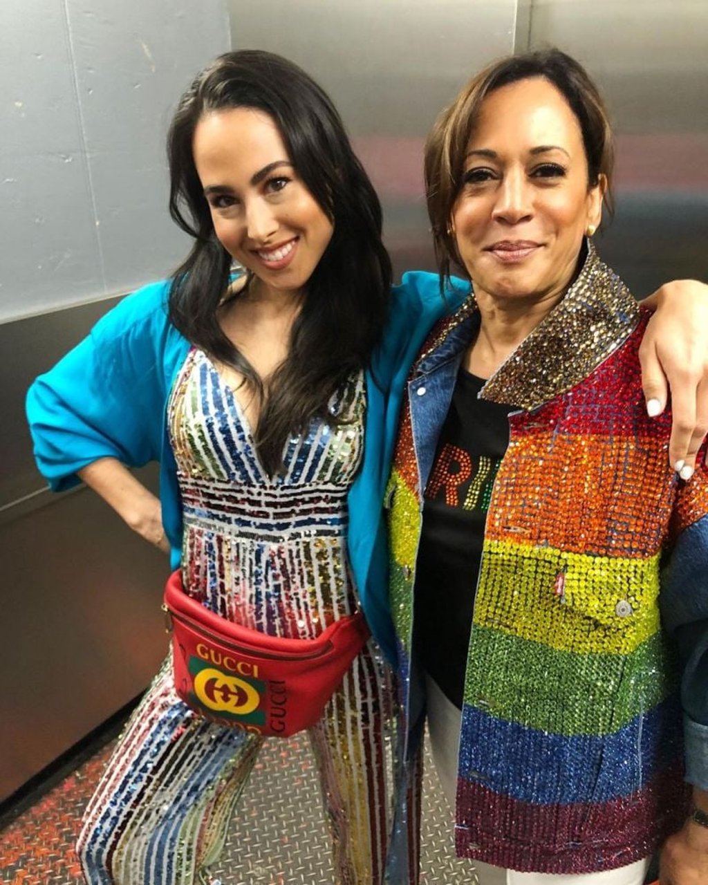 Meena and Kamala Harris. Photo: @meena/Instagram Meena and Kamala Harris. Photo: @meena/Instagram