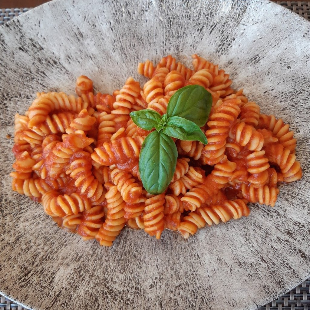 Pasta from Osteria Al Ponte. Photo: Ronald Khoo