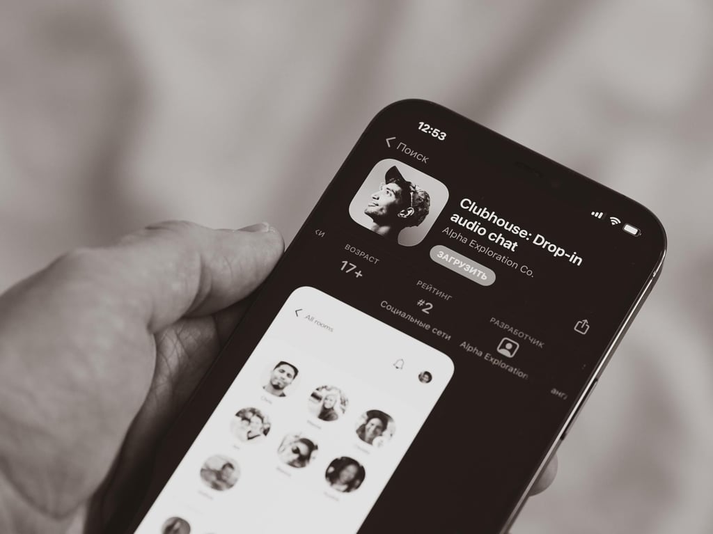 Clubhouse app on iPhone. Photo: Dmitry Mashkin/Unsplash Clubhouse app on iPhone. Photo: Dmitry Mashkin/Unsplash