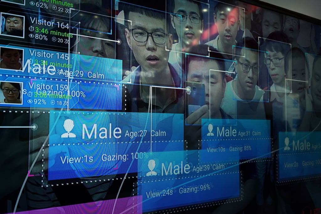 Facial recognition was used in China to monitor people outside their homes during Covid-19 lockdowns. Photo: Visual China Group via Getty Image
