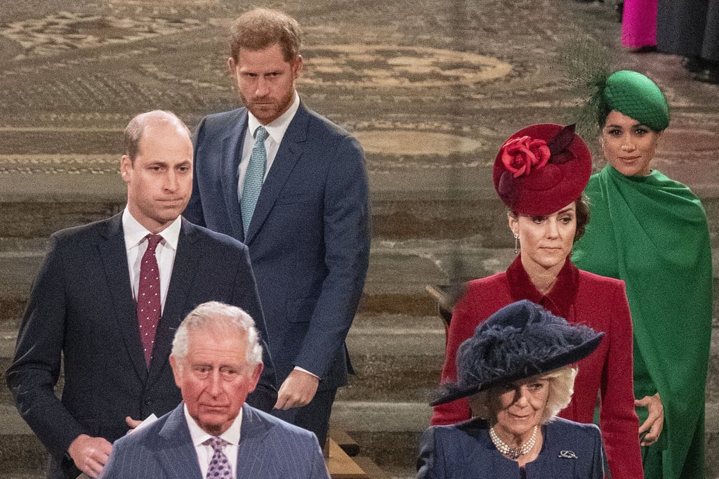 Prince William, Prince Charles, Prince Harry, Camilla, Kate and Meghan attending the Commonwealth Service at Westminster Abbey – the Duke and Duchess of Sussex’s final official engagement before they quit royal life. Photo: PA Prince William, Prince Charles, Prince Harry, Camilla, Kate and Meghan attending the Commonwealth Service at Westminster Abbey – the Duke and Duchess of Sussex’s final official engagement before they quit royal life. Photo: PA