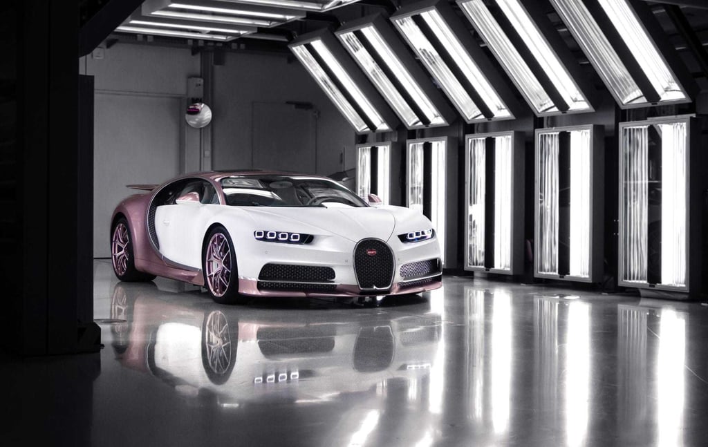 The custom “Alice” Bugatti Chiron Sport. Photo: Bugatti