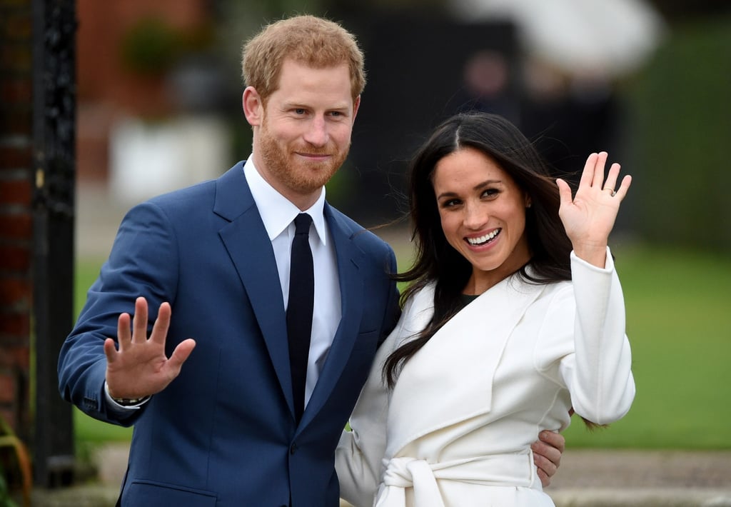 Britain’s Prince Harry poses with Meghan Markle during a photocall after announcing their engagement in the Sunken Garden in Kensington Palace in London, in November 2017. Photo: EPA-EFE
