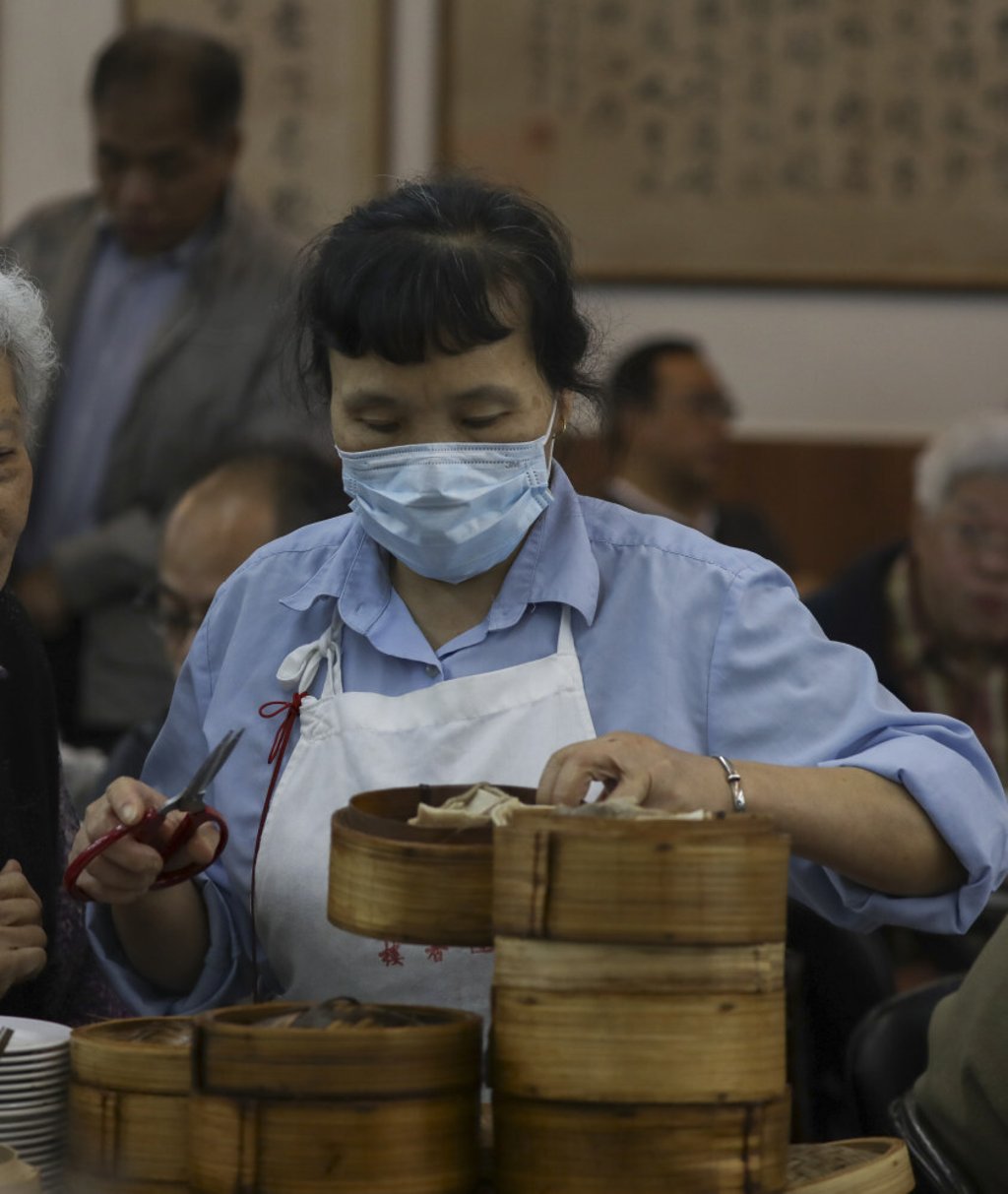 A table of four people can order a better selection of dim sum to share. Photo: Nora Tam