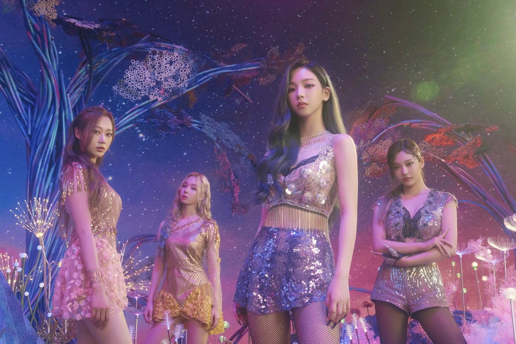 Aespa drew keen attention from the media even before its official November debut. Photo: SM Entertainment Aespa drew keen attention from the media even before its official November debut. Photo: SM Entertainment
