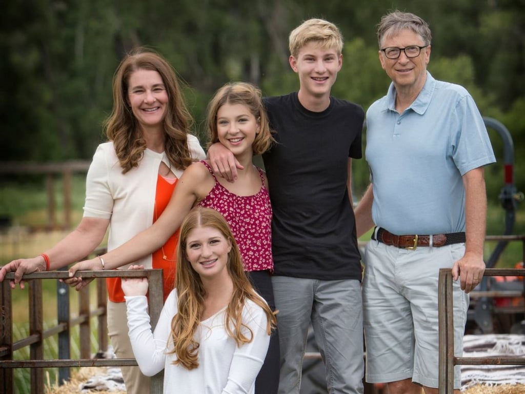 Bill Gates and wife Melinda's modest parenting style: the Microsoft centibillionaire's kids go to church and will inherit 'only' US$10 million each | South China Morning Post