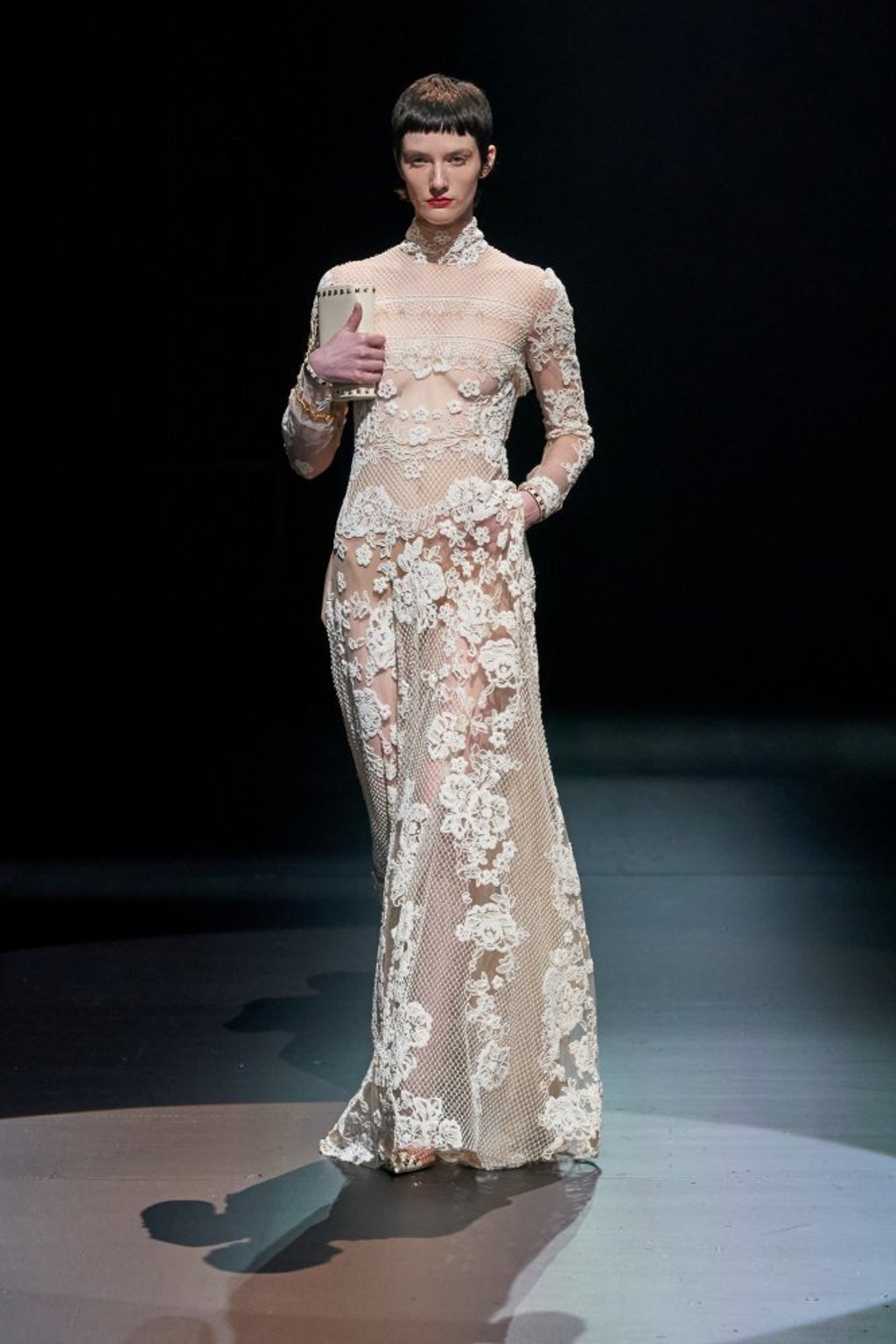 A model presents a creation from the Valentino autumn/winter women’s collection at Milan Fashion Week. Photo: handout via Reuters A model presents a creation from the Valentino autumn/winter women’s collection at Milan Fashion Week. Photo: handout via Reuters