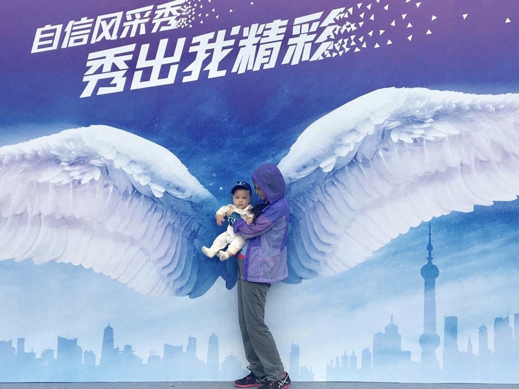Zou and her son Xinxin. Photo: Chris Zou Zou and her son Xinxin. Photo: Chris Zou