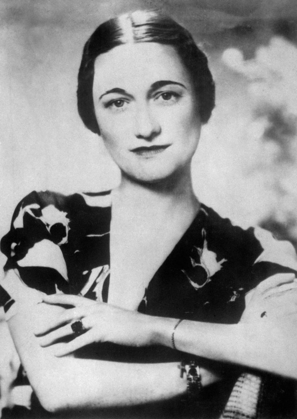 A 1930s portrait of American-born Wallis Simpson, who became the Duchess of Windsor in June 1937 by marrying Edward of England, Duke of Windsor, formerly King Edward VIII of England. Photo: ACME/AFP