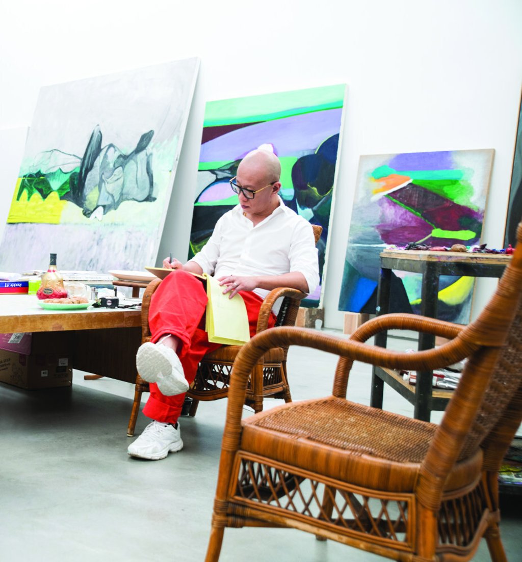 Liu at work at a Porsche event in Chengdu. Photo: handout