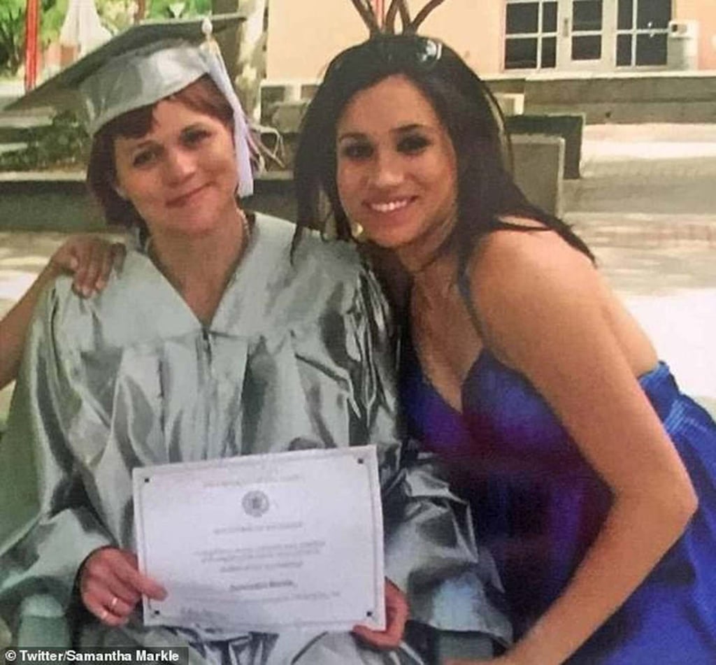 Meghan Markle’s half sister Samantha has not been kind, even publishing a book about her. Photo: @Sammy_Markle/ Twitter