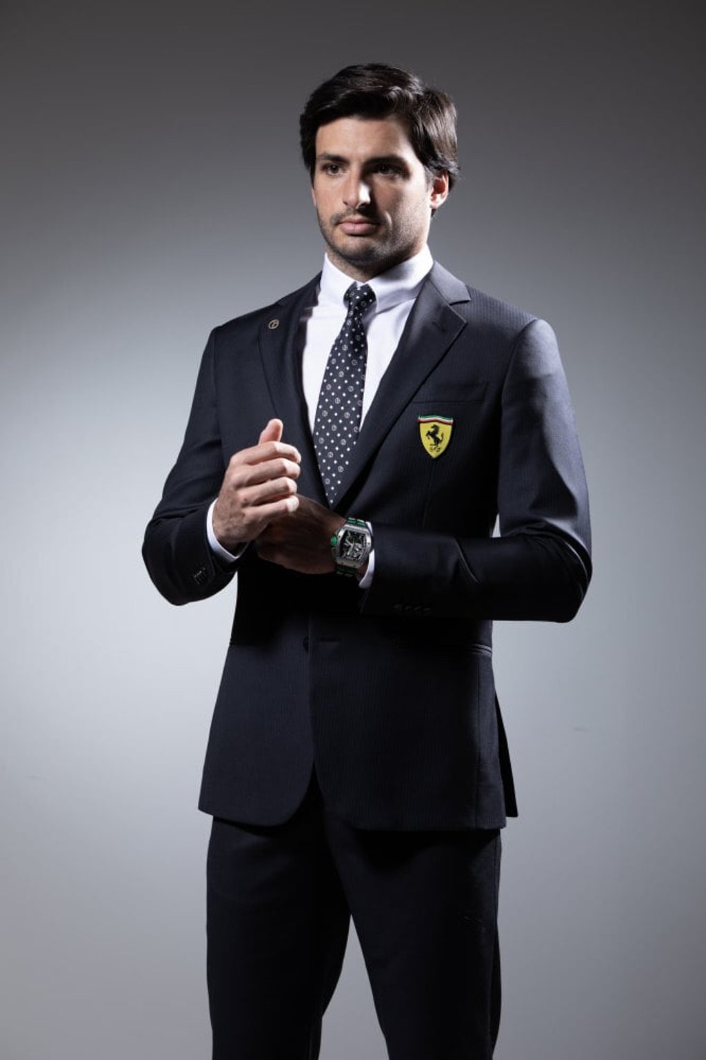 Racing driver Carlos Sainz. Photo: Scuderia Ferrari Racing driver Carlos Sainz. Photo: Scuderia Ferrari