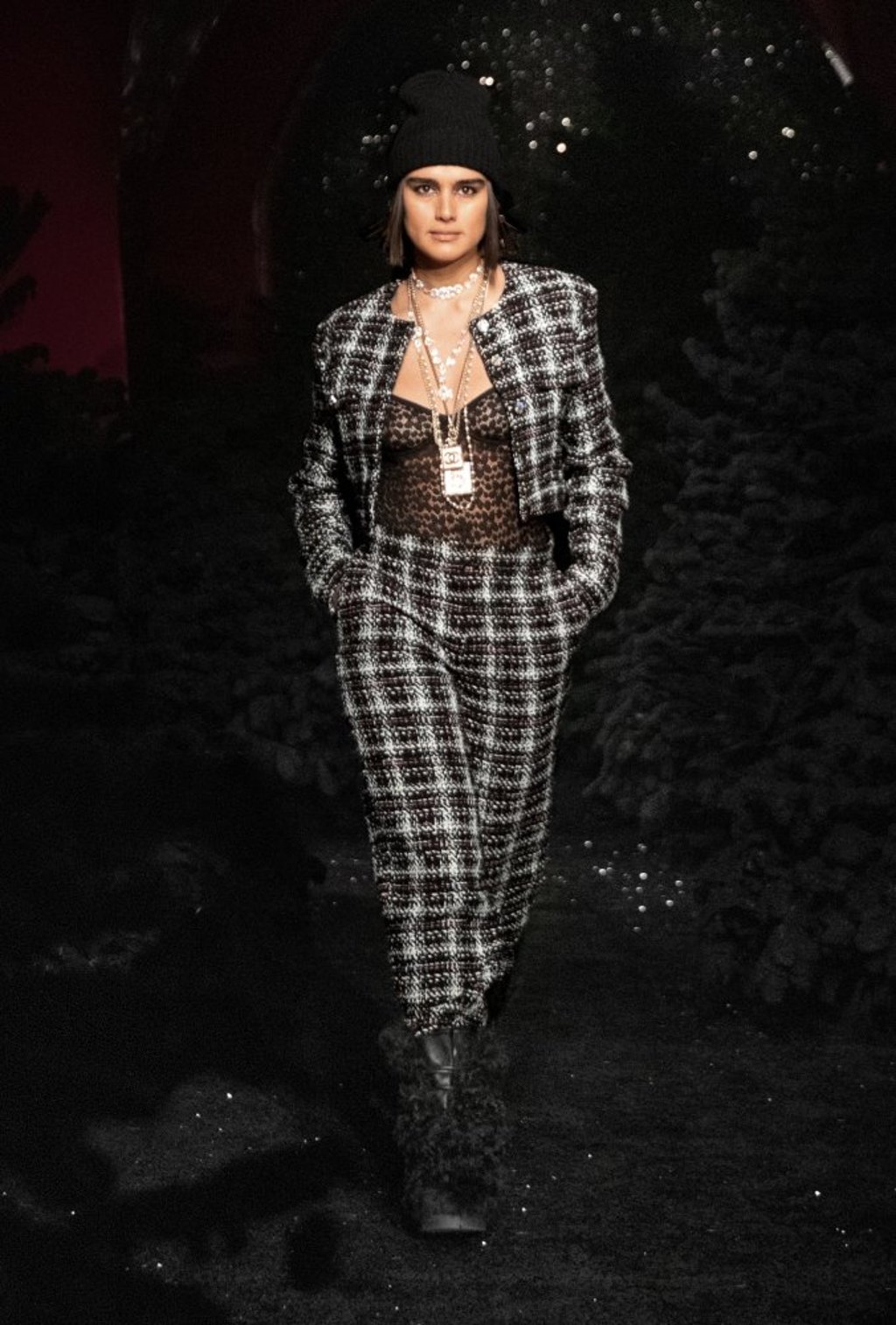 A model presenting a creation by French fashion house Chanel during Paris Fashion Week’s women’s autumn/winter 2021-2022 ready-to-wear fashion digital show in Paris, France on March 9, 2021. Photo: Chanel via Xinhua A model presenting a creation by French fashion house Chanel during Paris Fashion Week’s women’s autumn/winter 2021-2022 ready-to-wear fashion digital show in Paris, France on March 9, 2021. Photo: Chanel via Xinhua