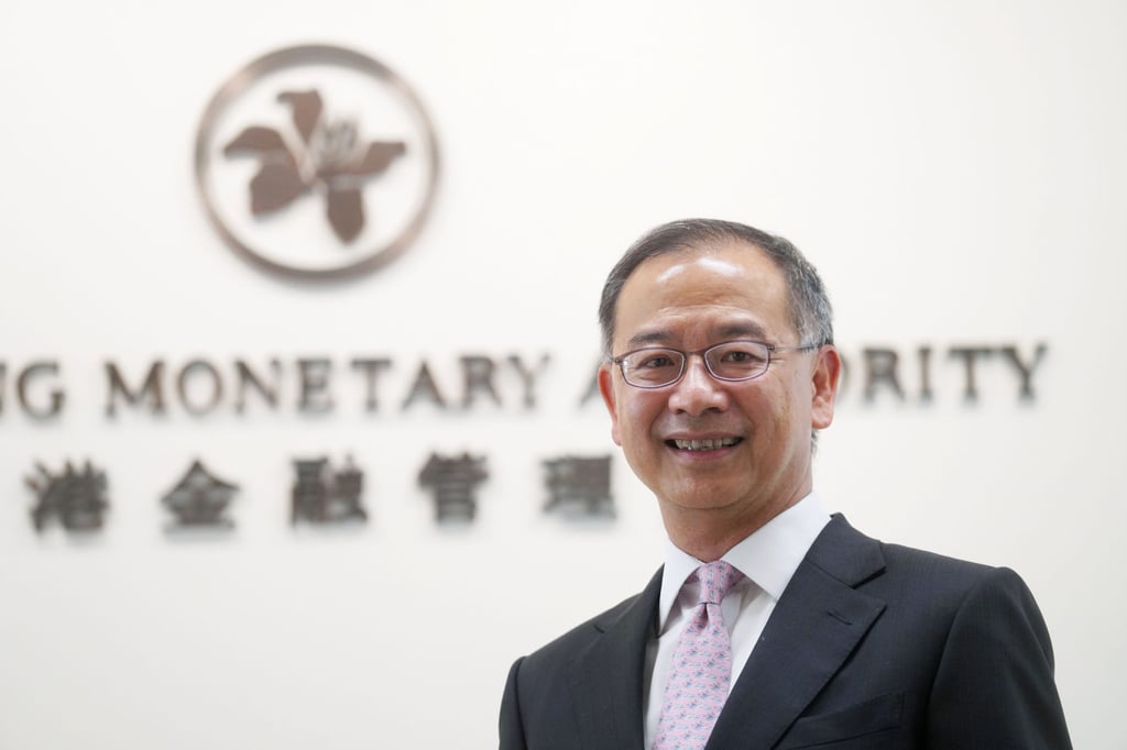Eddie Yue Wai-man, chief executive of the Hong Kong Monetary Authority, said the authority will focus on connect schemes, fintech and green finance over the next few years. Photo: Winson Wong