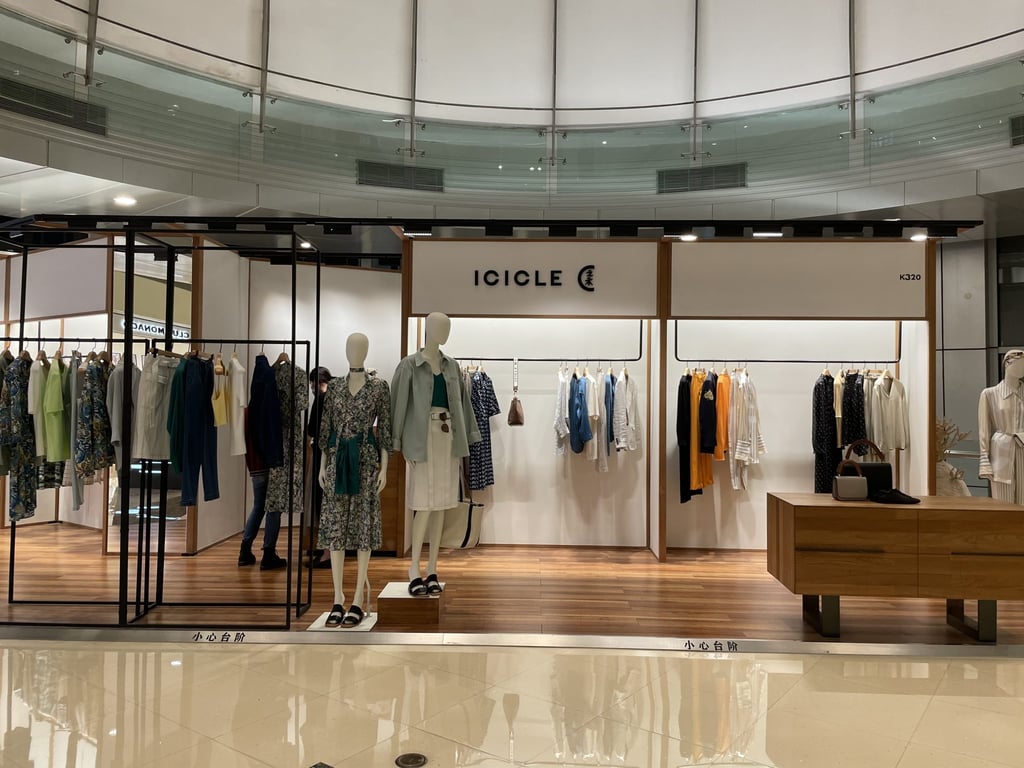 An Icicle boutique in MixC mall, Shenzhen, China. Icicle has a loyal customer base thanks to its uncompromising quality. Photo: Leona Liu An Icicle boutique in MixC mall, Shenzhen, China. Icicle has a loyal customer base thanks to its uncompromising quality. Photo: Leona Liu