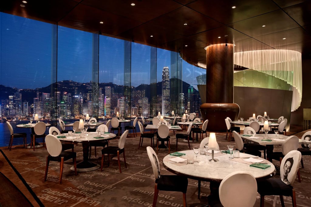 Felix restaurant at Hong Kong’s The Peninsula hotel with a view of the Victoria Harbour in the background. Photo: handout