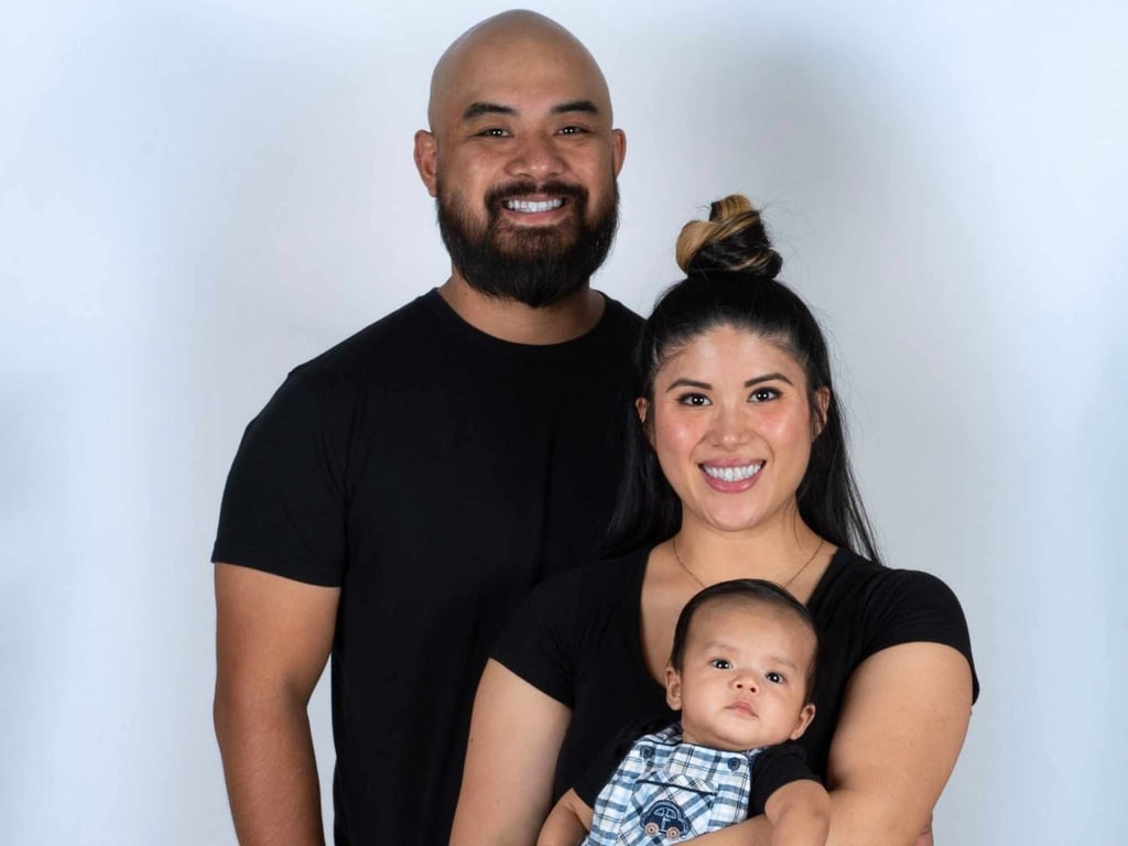 Darwin and Nikki Manahan and their son. Photo: courtesy of Manahan Darwin and Nikki Manahan and their son. Photo: courtesy of Manahan
