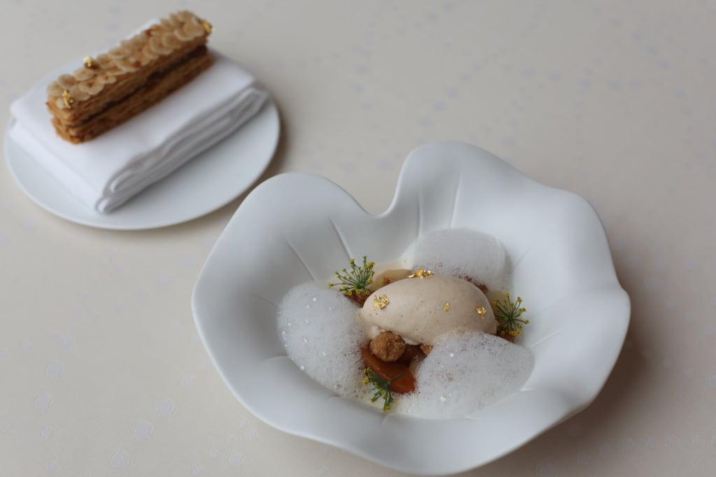 La pomme Kinsei D’Aomori – Aomori Kinsei apple dessert. Photo: Chen Xiaomei