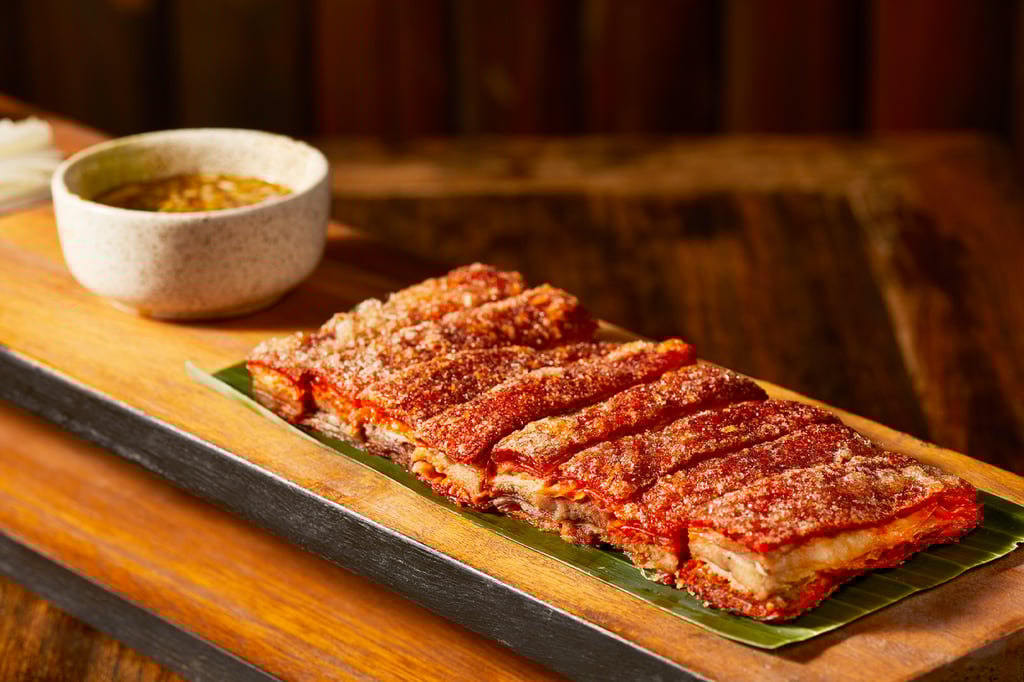 Crispy deboned lamb ribs. Photo: Hutong Crispy deboned lamb ribs. Photo: Hutong