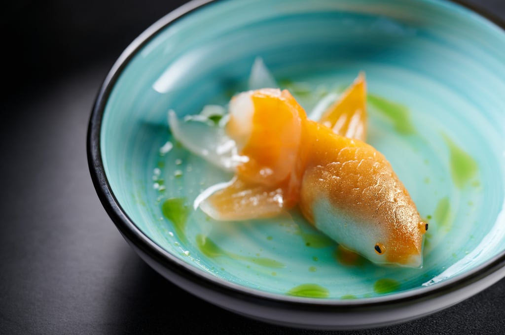 Hung Tong steamed cod with pickled olives and celery dumplings. Photo: Kerry Hotel