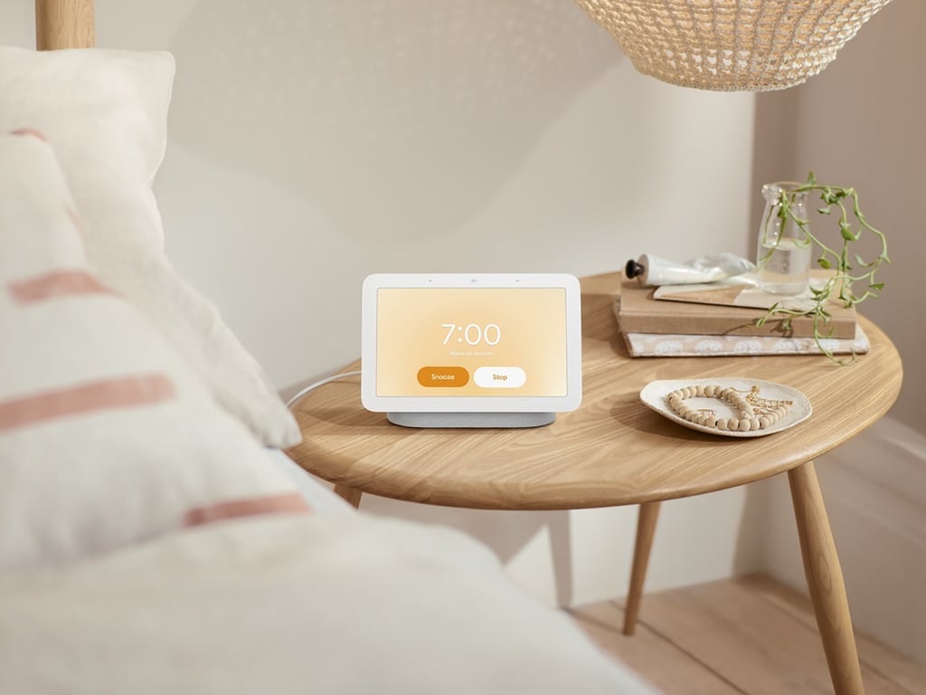 Google’s new Nest Hub smart device uses the latest sleep-sensing technology. Photo: AP