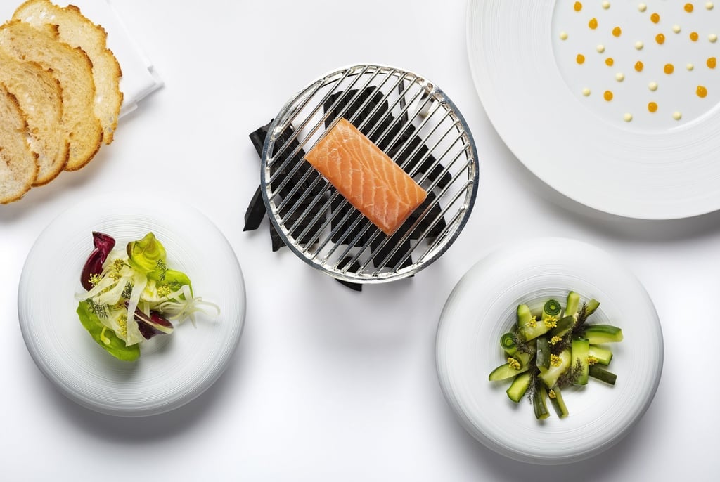 Salmon at Restaurant Petrus. Photo: handout