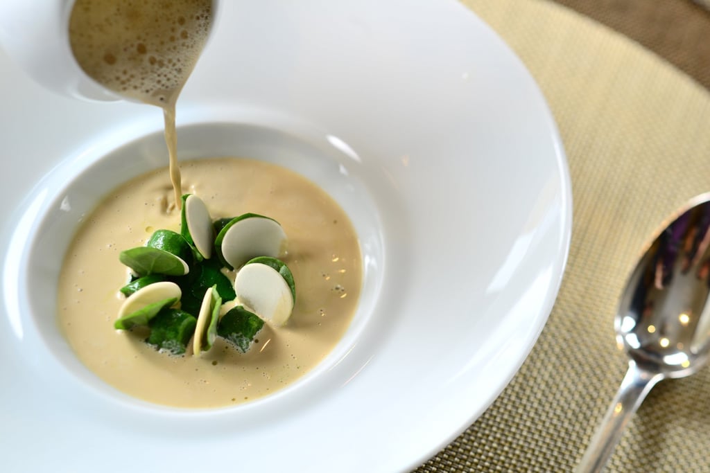 Paris white button mushroom soup. Photo: handout
