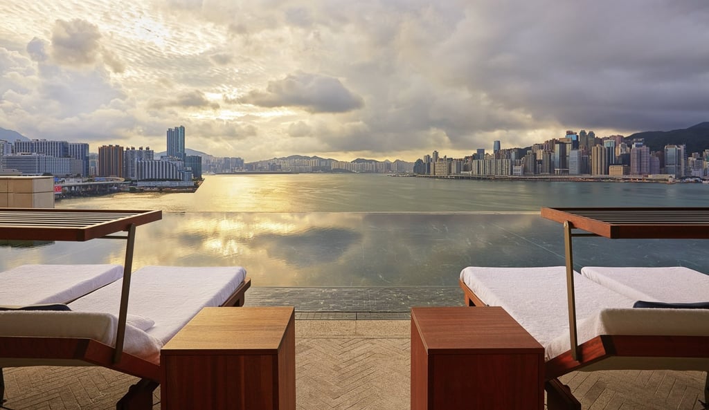 The view from the Asaya Pool at the Rosewood Hong Kong. Photo: Rosewood