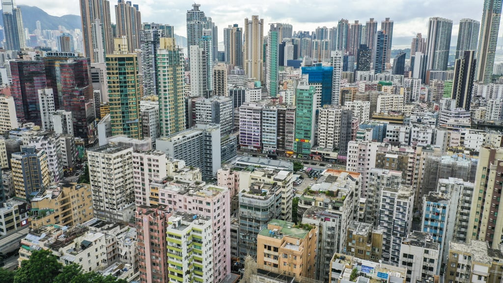 Residential and commercial buildings in Prince Edward and Mong Kok. Photo: Martin Chan Residential and commercial buildings in Prince Edward and Mong Kok. Photo: Martin Chan