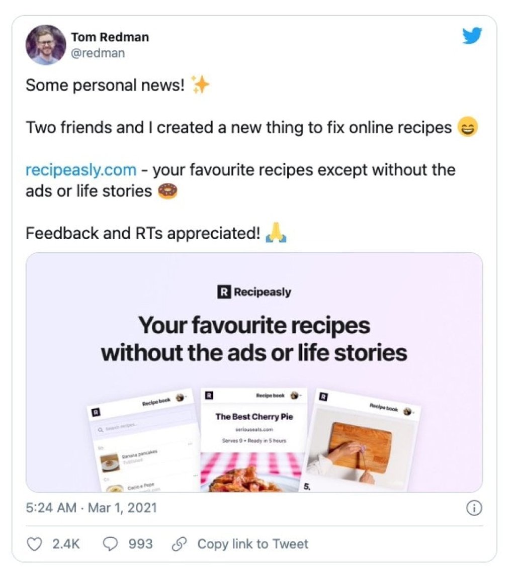 The offending tweet from @redman. Photo: Twitter / @redman The offending tweet from @redman. Photo: Twitter / @redman