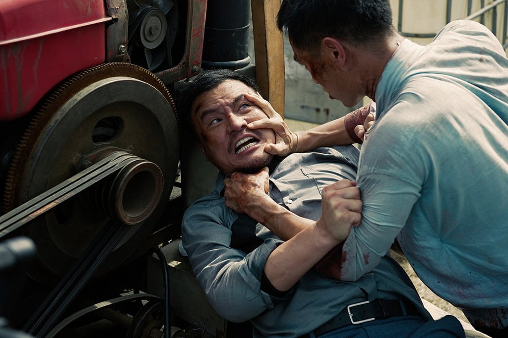 Frederick Lee (left) and Yang in a scene from Plurality. Frederick Lee (left) and Yang in a scene from Plurality.