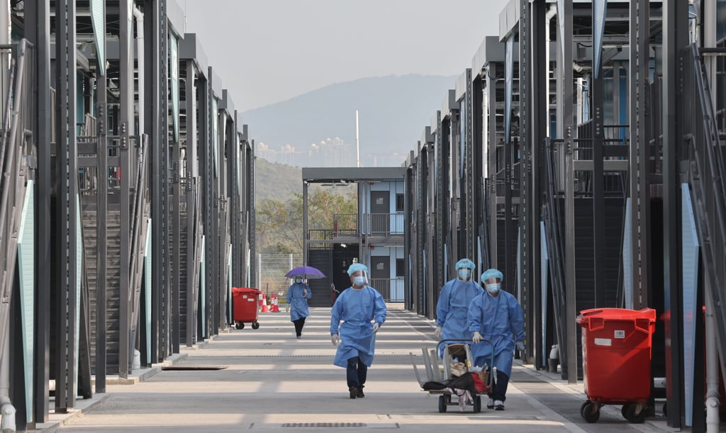 Penny’s Bay quarantine centre, on Lantau Island. Photo: SCMP / Dickson Lee