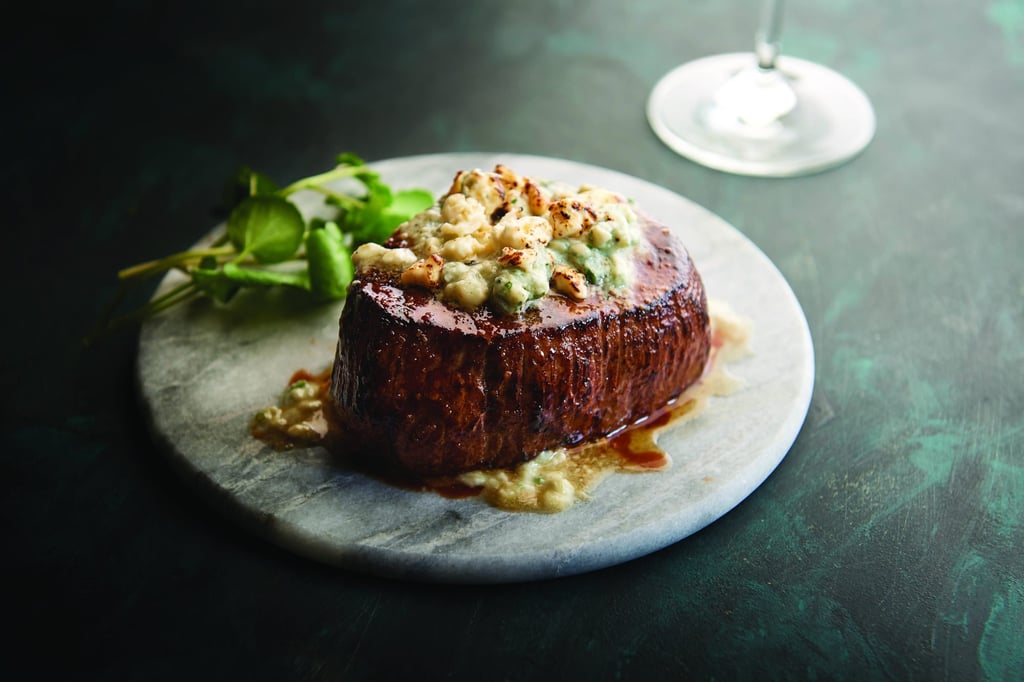 Filet mignon with blue cheese butter. Photo: handout Filet mignon with blue cheese butter. Photo: handout