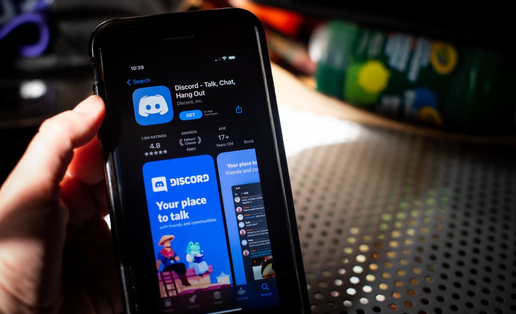 The Discord app was founded in 2015 as a platform for people to chat while playing video games together. Photo: Bloomberg