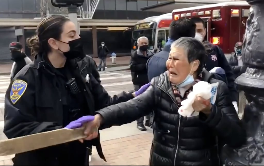 Xie Xiaozhen asks why she was attacked, after defending herself in San Francisco.