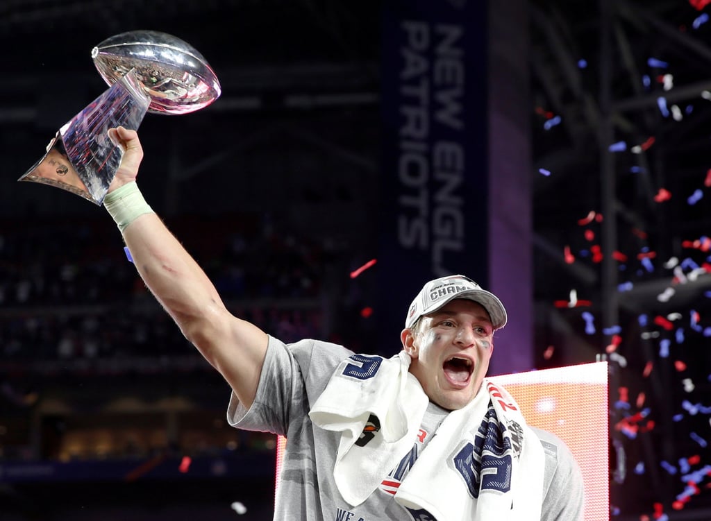 NFL player Rob Gronkowski is just one of many celebrities getting into crypto art. Photo: Reuters